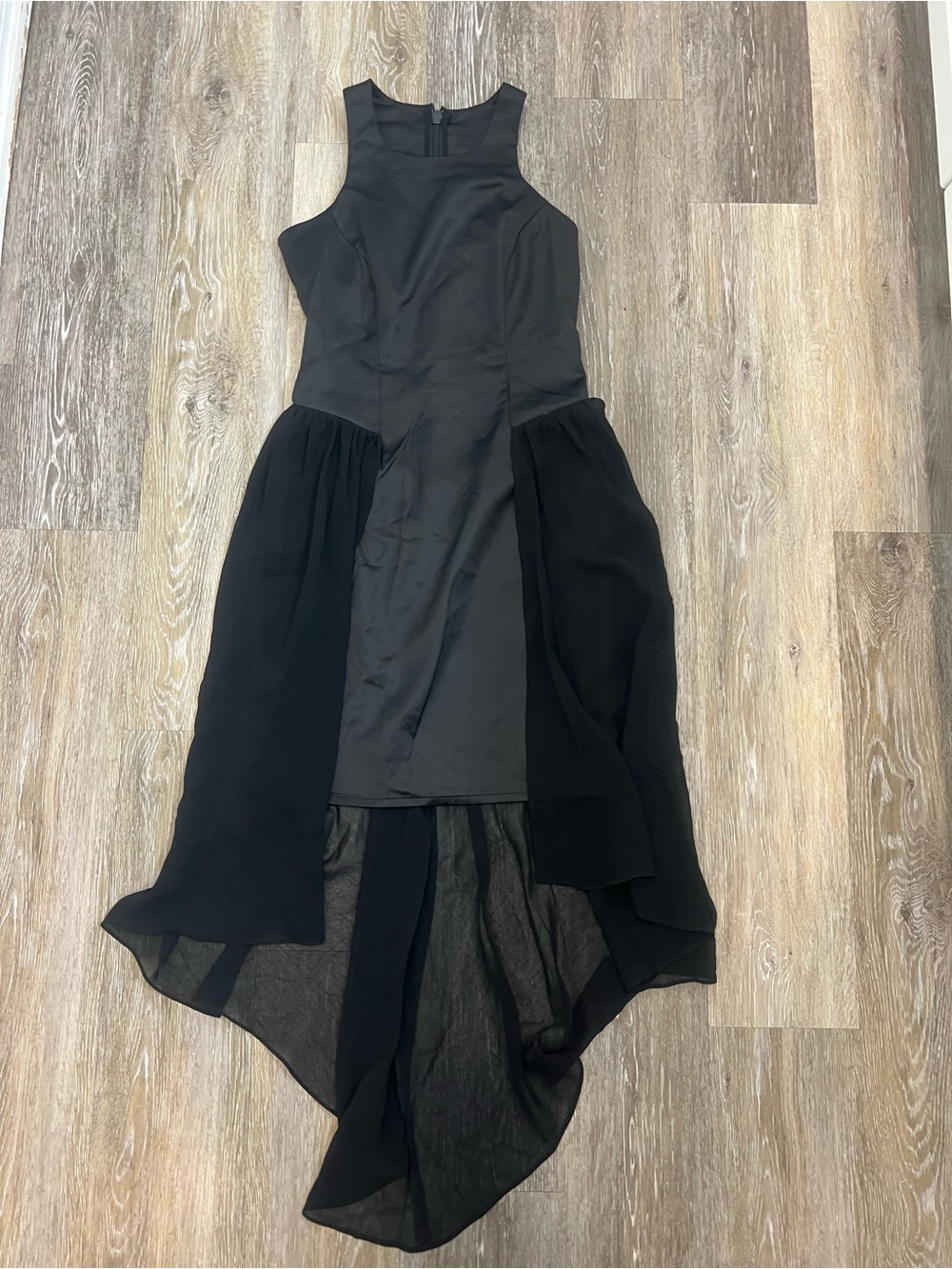 NWOT LIPSY Black High-Low Evening Dress